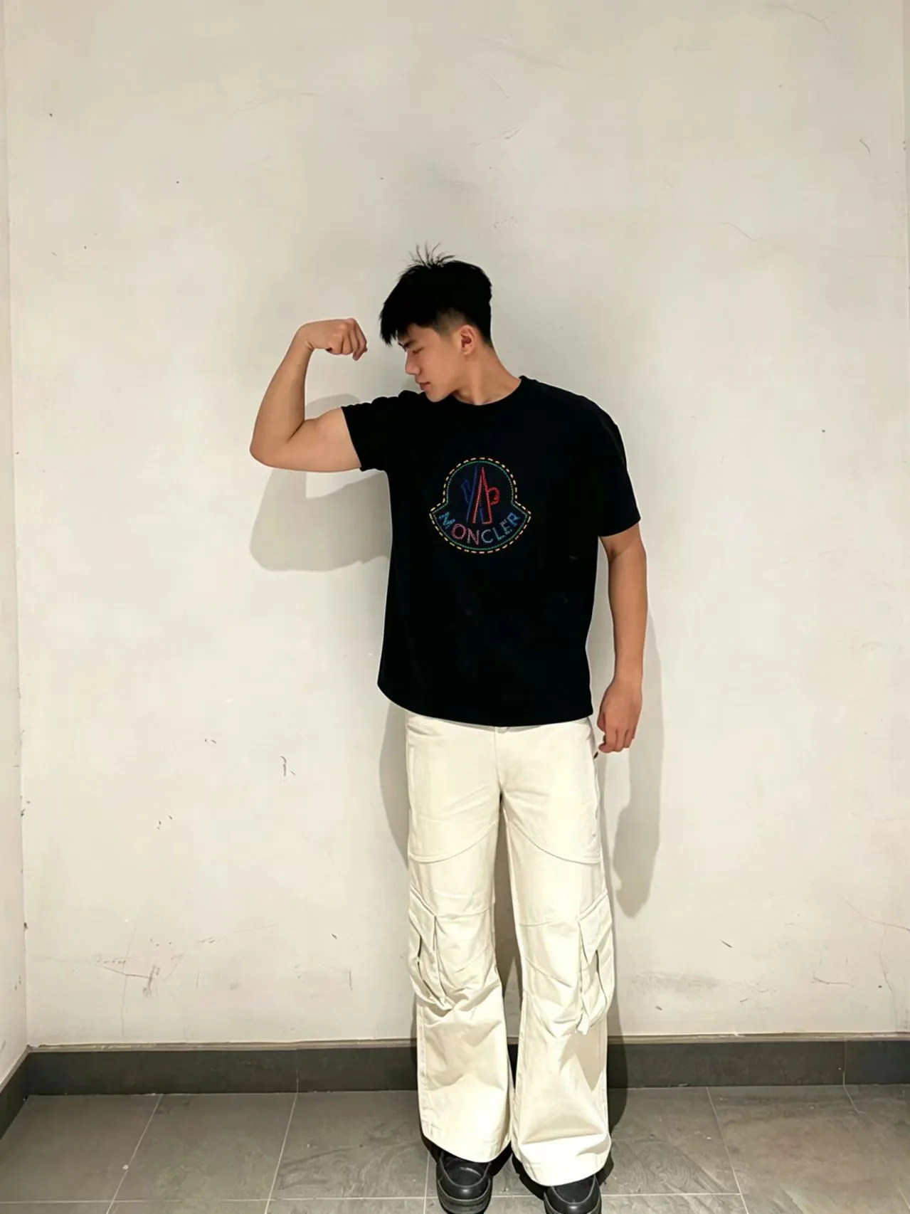 P80💰《Moncler~ 》 2026New Arrival Quality T ， , Versatile Quality ！ ‼ 32 250G ‼ ， ， ， ， T 🤪 Sizes：S-M-L-XL-2XL ：Black，White， Same Style